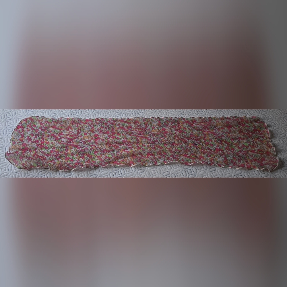 Colorful Patterned Scarf - Picture 3 of 4